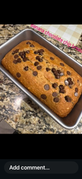 Banana chocolate chip bread