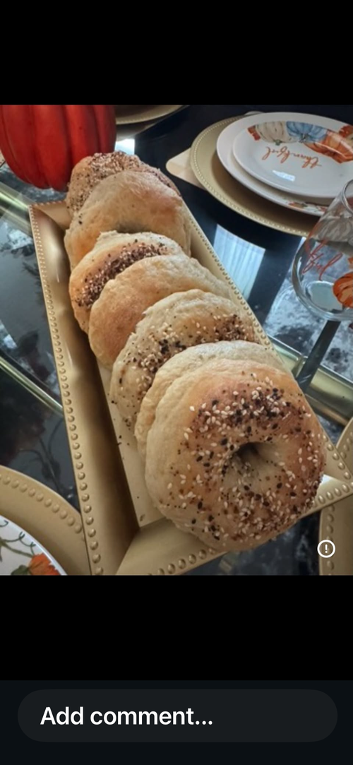 Bagels hot and fresh